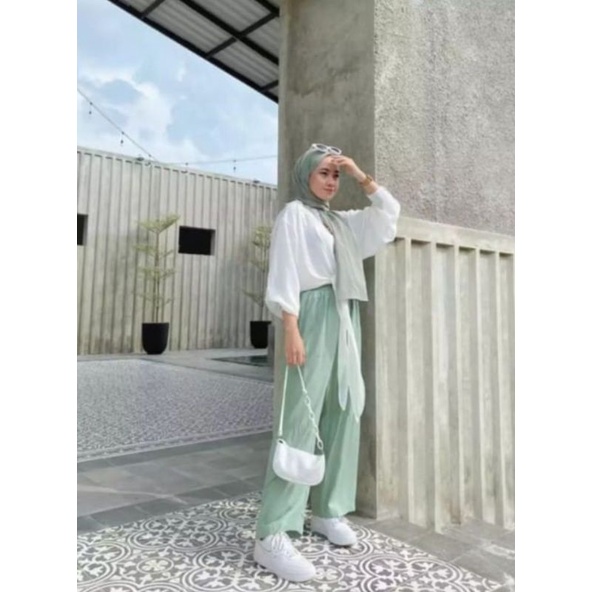 Celana Kulot Panjang Wanita Uniqlo Orginal Sisa Export