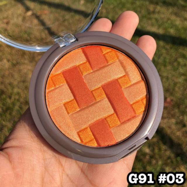 GINA GLAM Graceful Blusher #G91 Thailand / Blush On / Cosmetic / Makeup / Blushon / Pigmented