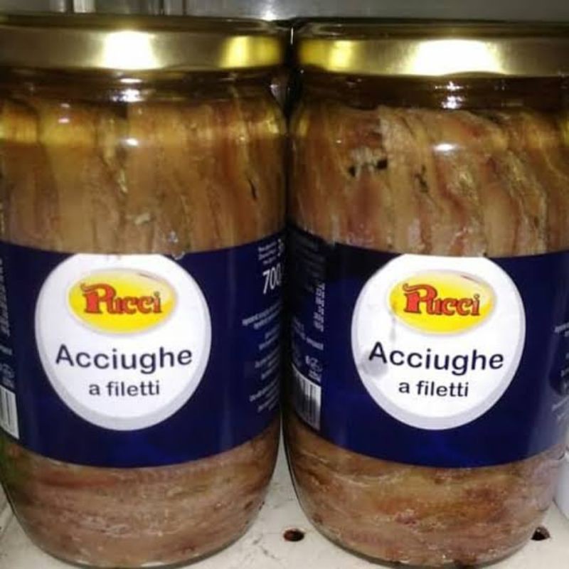 

PUCCI ACCIUGHE ( ANCHOVIES) JAR 700GR