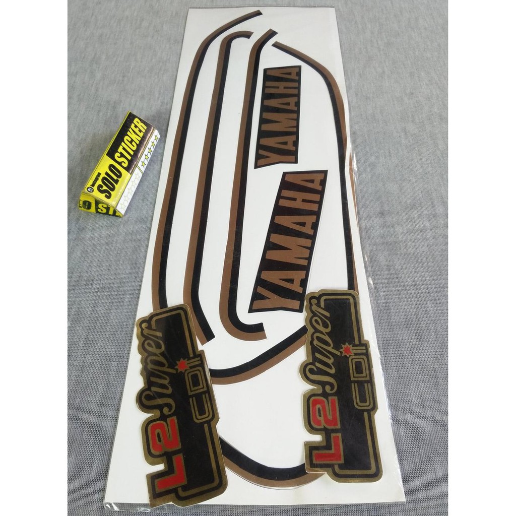 Cutting Striping Sticker Lis Motor Yamaha L2 Super Cdi 1 Shopee