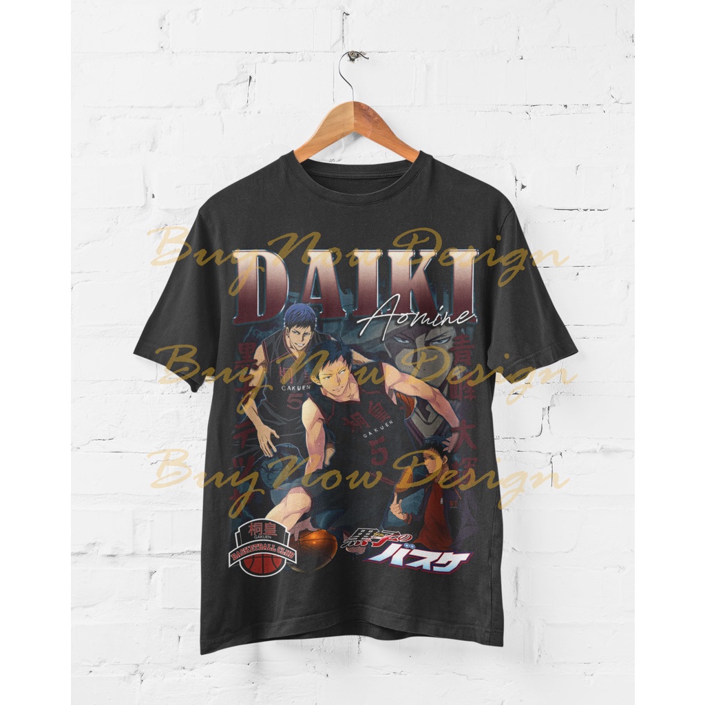Kaos Anime Manga Daiki Aomine Premium T Shirt