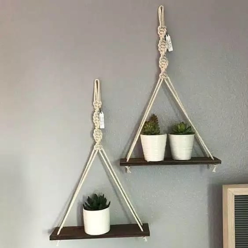 Macrame Gantung / Macrame Hiasan Dinding / Macrame / Macrame Kaktus