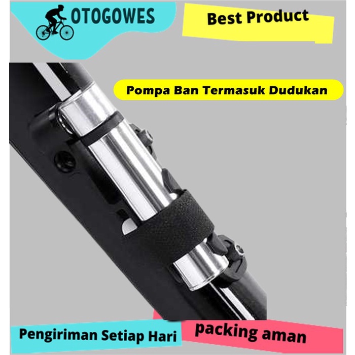 POMPA SEPEDA BAN PORTABLE MINI TERMURAH 120 PSI