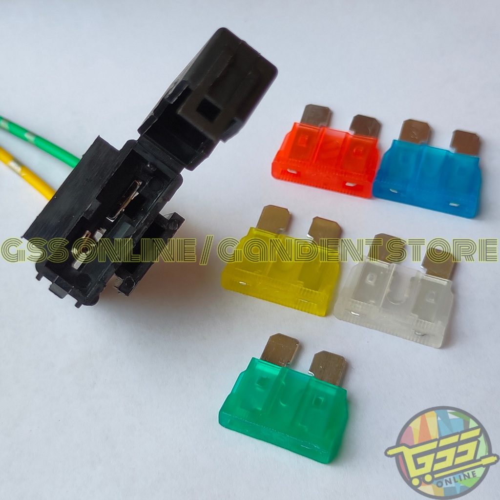 Soket sekring DX fuse holder dudukan sekring rumah sekring fuse box kabel bintik