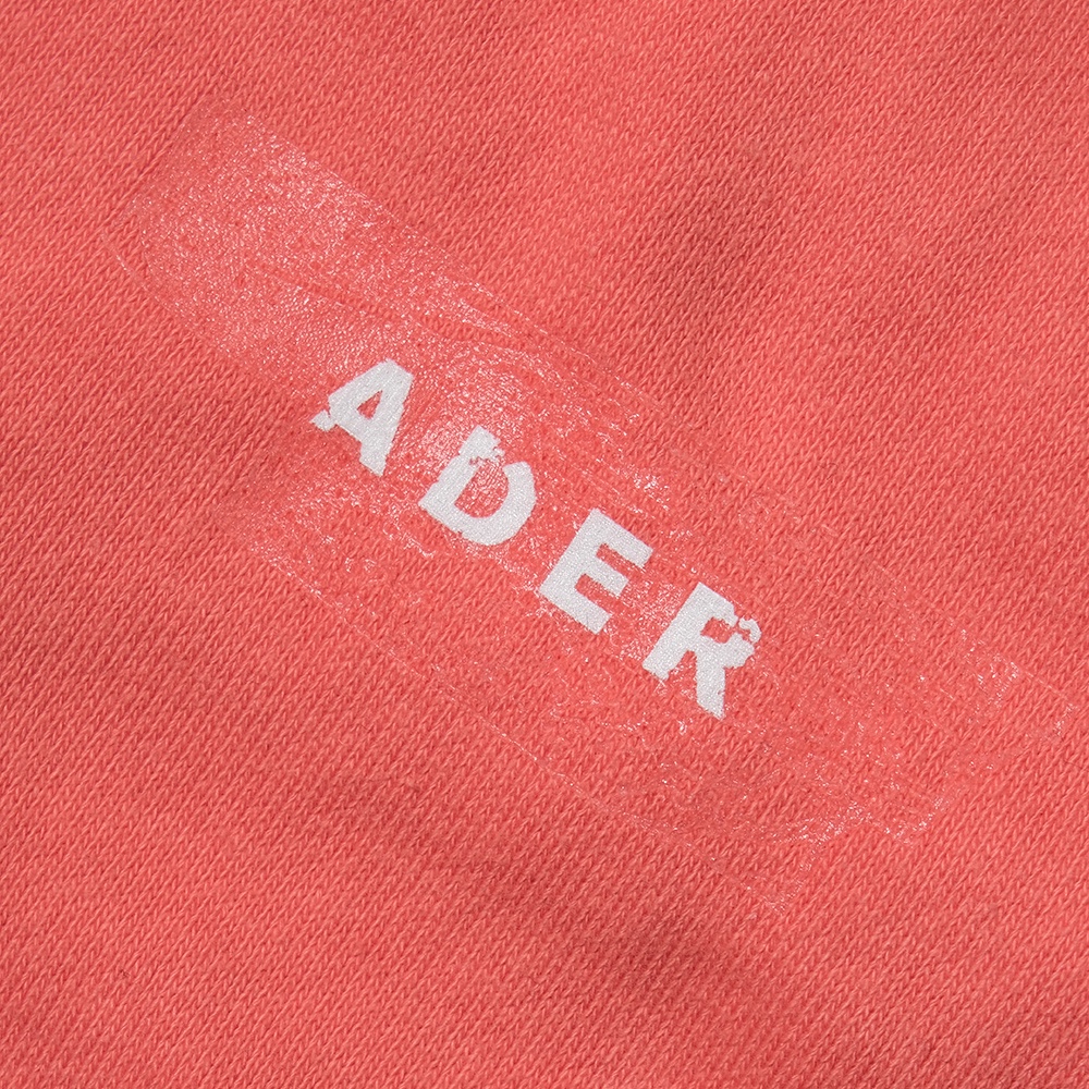 Ader Error Scratch Text Shorts Orange