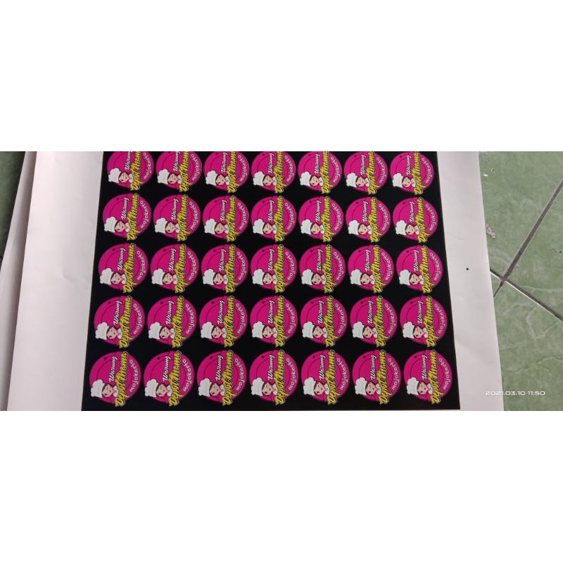 

sticker label A3