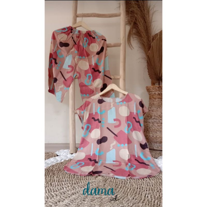 Baby Doll Rayon Celana Pendek // Setelan Celana Pendek Rayon // Pajamas Rayon Celana Pendek Kekinian