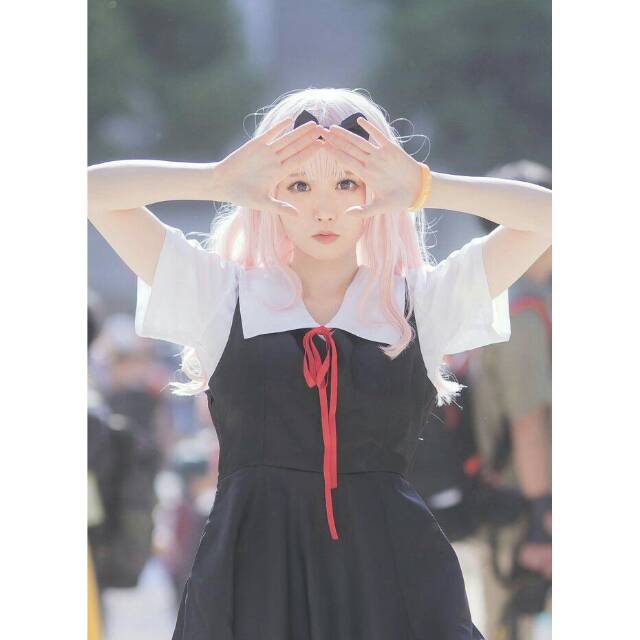 (Chika Fujiwara) kaguya sama wa kokurasetai HIGH QUALITY costume cosplay seifuku japan korean