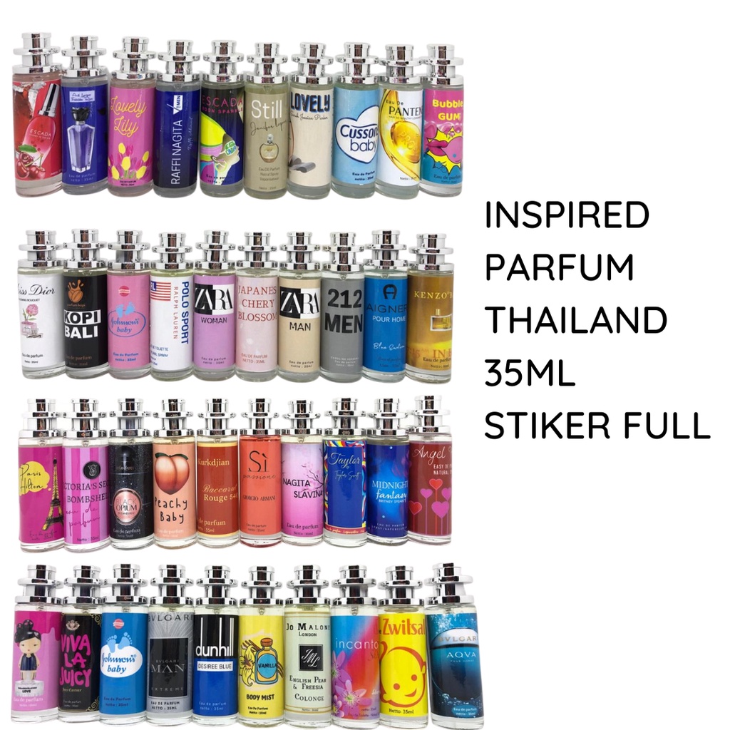 PARFUM THAILAND 35ML/PARFUM CATUR/PARUM MURAH PARFUM PRIA WANITA EAU DE PARFUM/INSPIRED PARFUM