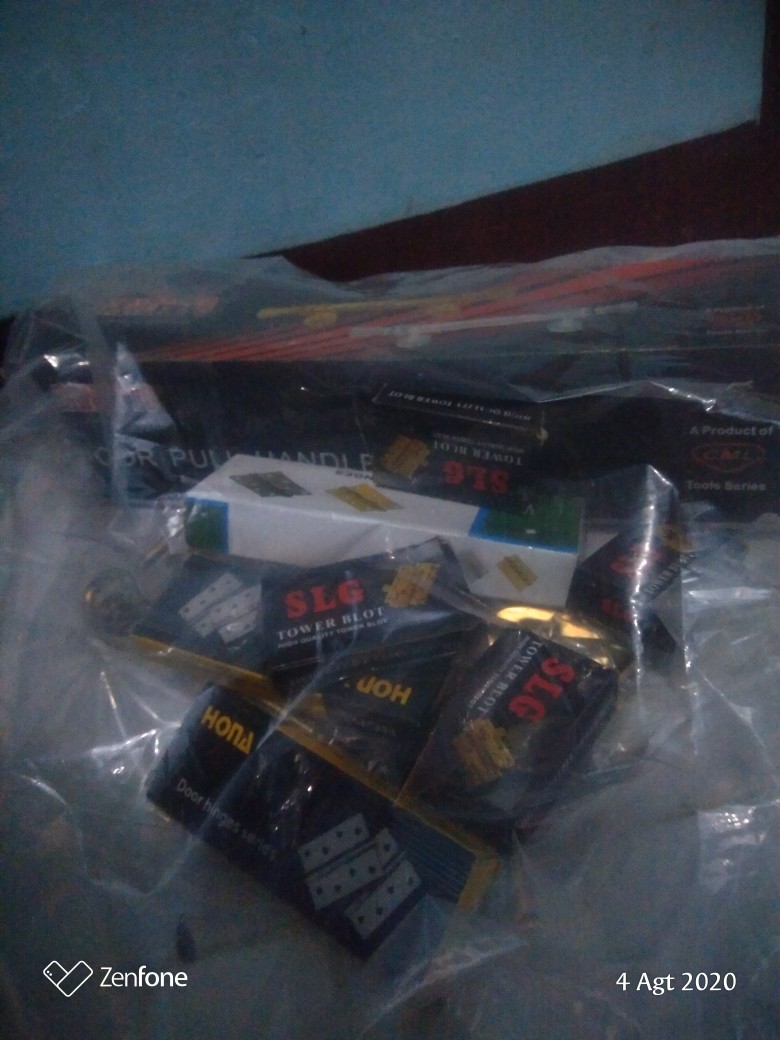 Handle Pintu Sisik Hitam 35cm- Tarikan Pintu Double Murah - Handle Pintu Utama - Tarikan Pintu Utama