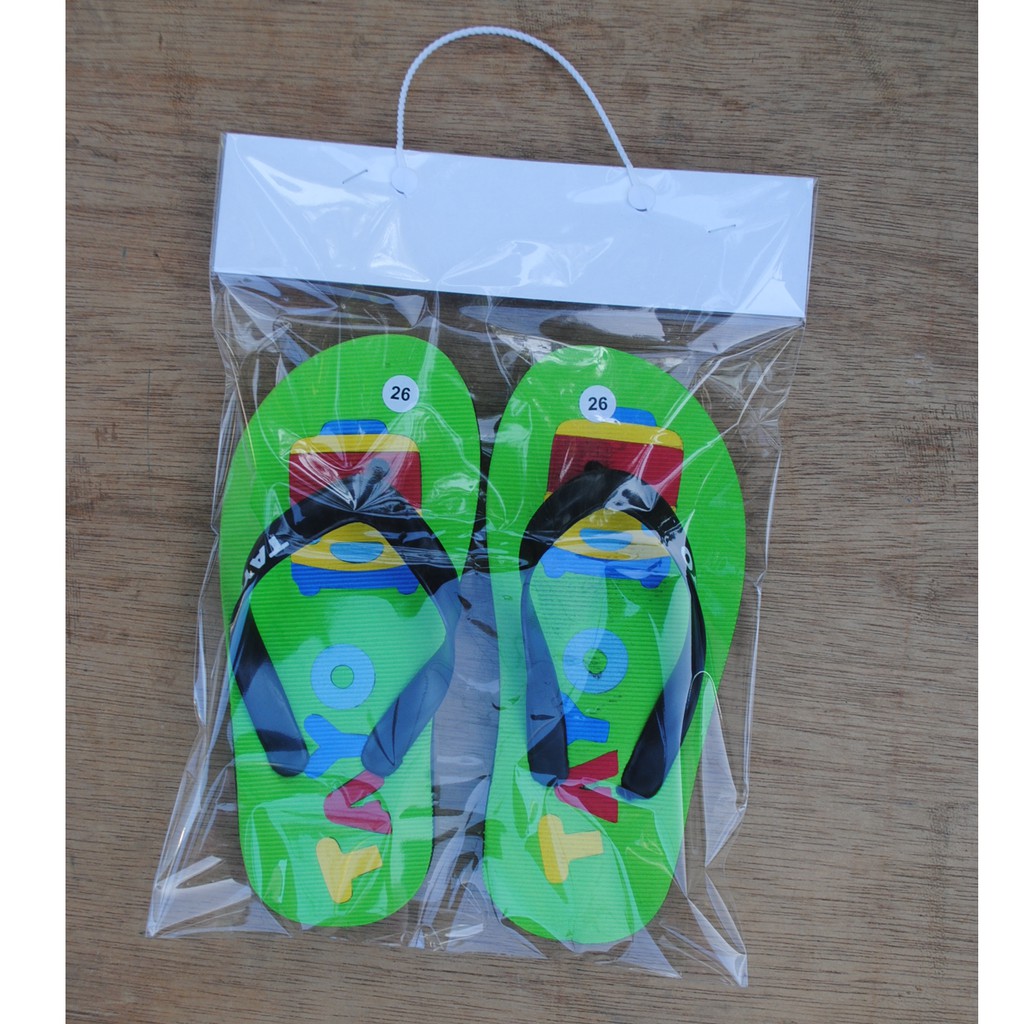 Isi 20 lembar Tas plastik kemasan sandal Anak-anak / Ukuran KECIL