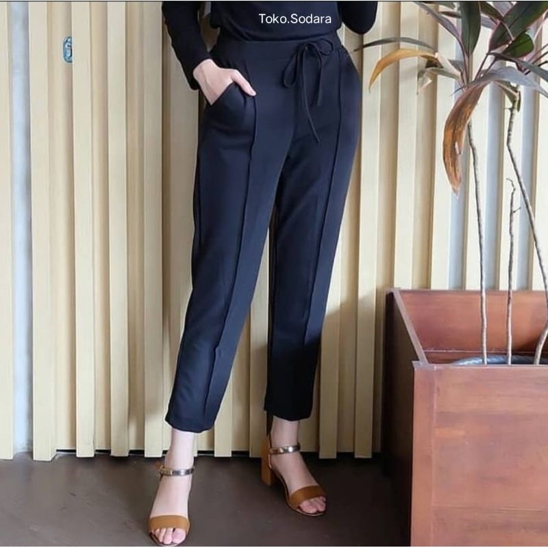 CELANA LUNA CREPE // DOTY BASIC PANTS CELANA MURAH // CREPE CUBIT PREMIUM