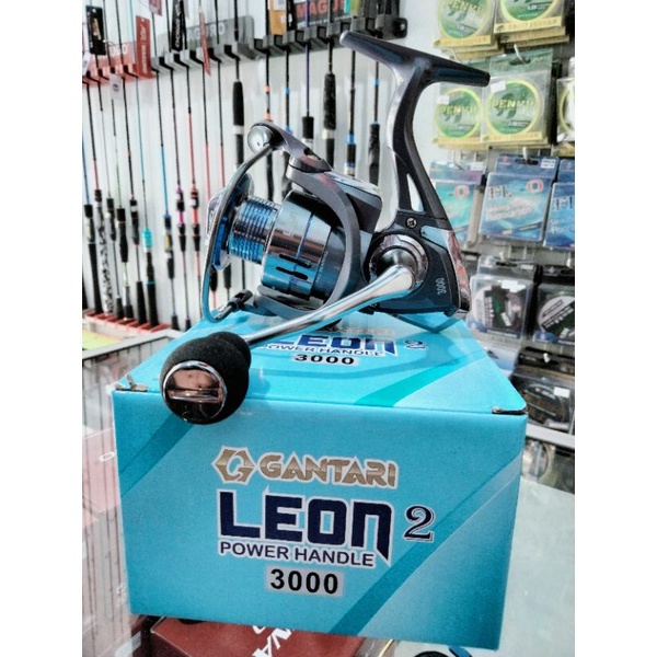 Reel pancing Gantari LEON 2 Power handle murah
