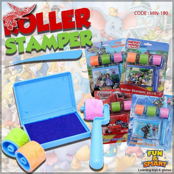 

COD - stempel roller roler stamper stamp seal karakter anak lucu - MIN-190 - FCO