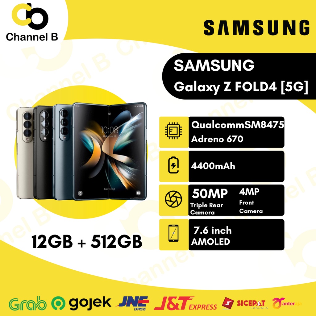 Samsung Galaxy Z Fold4 [5G] Smartphone (RAM 12GB / 512GB) - Garansi Resmi