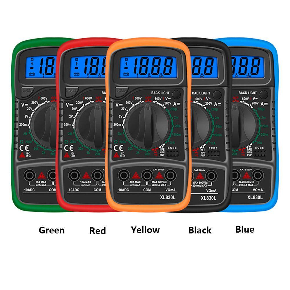 Solighter Multimeter Digital Smart Portable Dengan Layar LCD Backlight