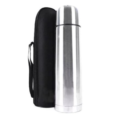 Botol Minum Thermos Vacuum flask 1000ml Stainless Steel plus Bonus Tas