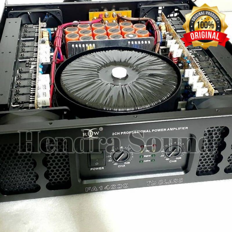 Jual Power Amplifier RDW FA 14000 / FA14000 TD Class (2 channel