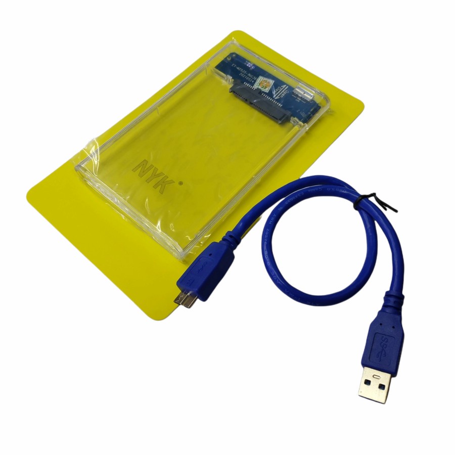 NYK Casing Harddisk 2.5&quot; Sata / HDD SSD Enclosure USB 3.0 Transparant