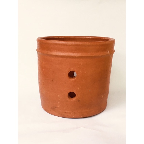 Pot Tanah Liat “Bumbung Besar - Pot Gerabah - Pot Tanah Liat - Pot Anggrek - Clay Pot - Orchid Pot