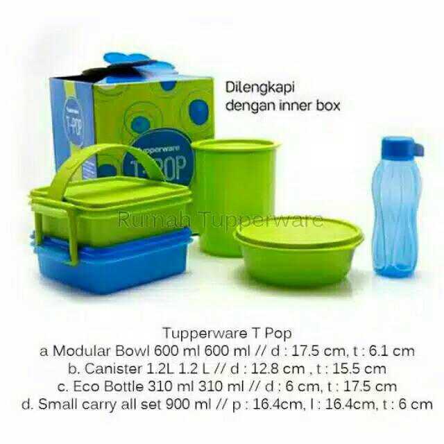 T Pop tupperware