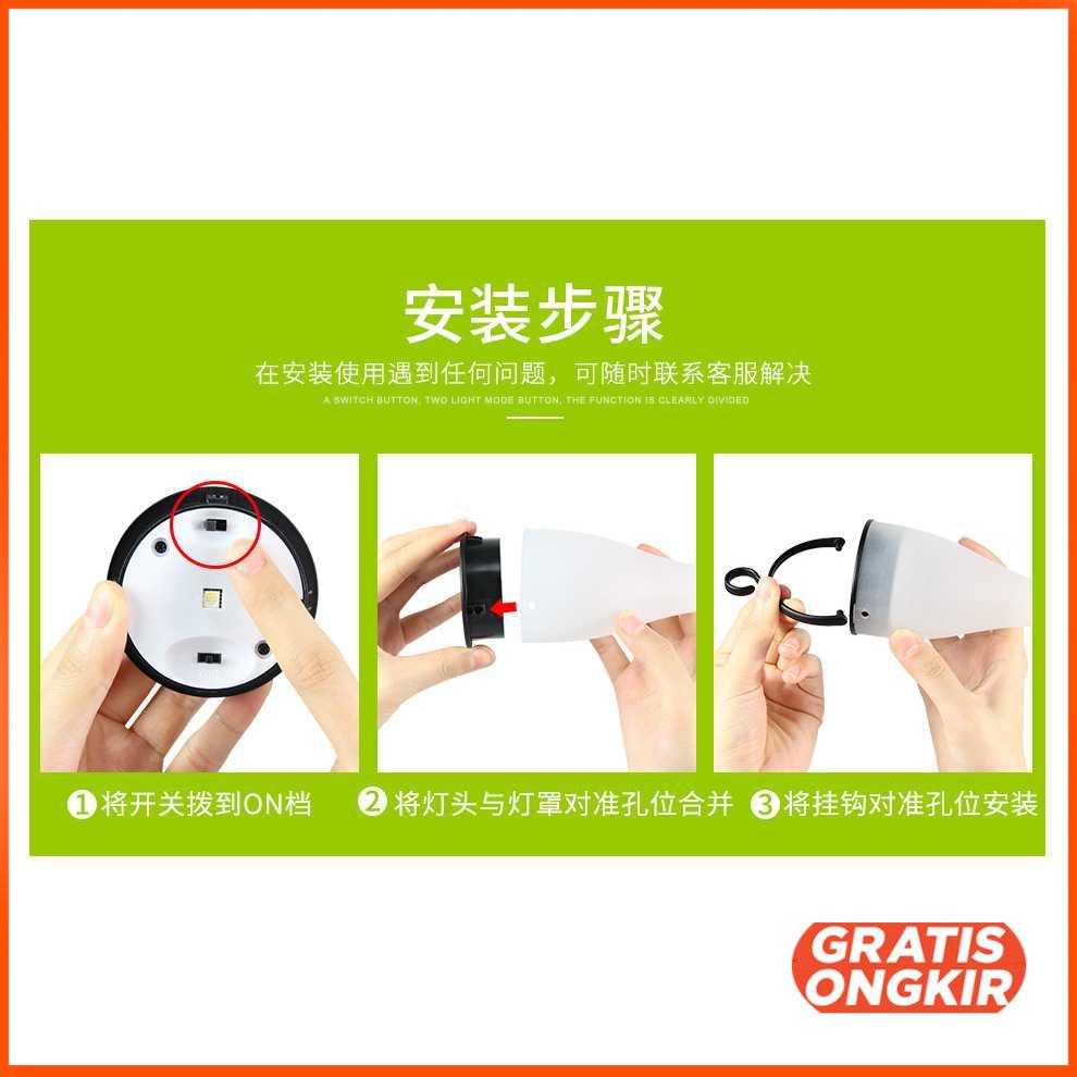 Lampu Taman Solar Panel 7 Color 1 PCS - YL001