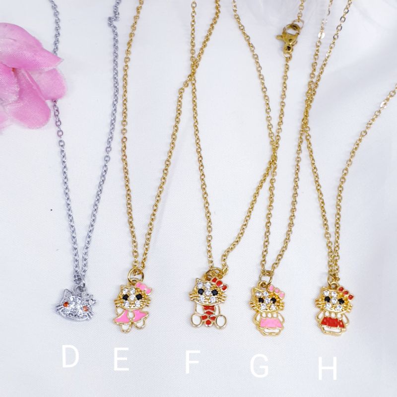 kalung anak titanium asli anti karat tidak alergi.