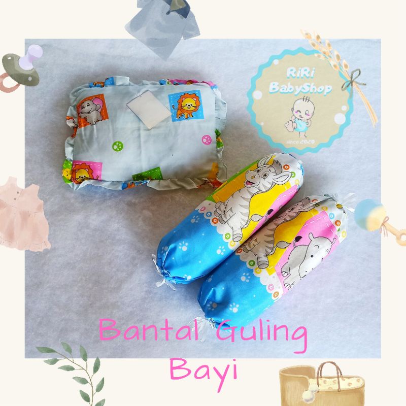 Bantal Guling Bayi Set Motif Karakter