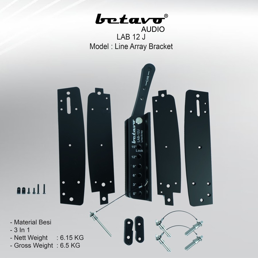 LINE ARRAY BRACKET STAND SPEAKER BETAVO LAB 12 J PER SATU SET