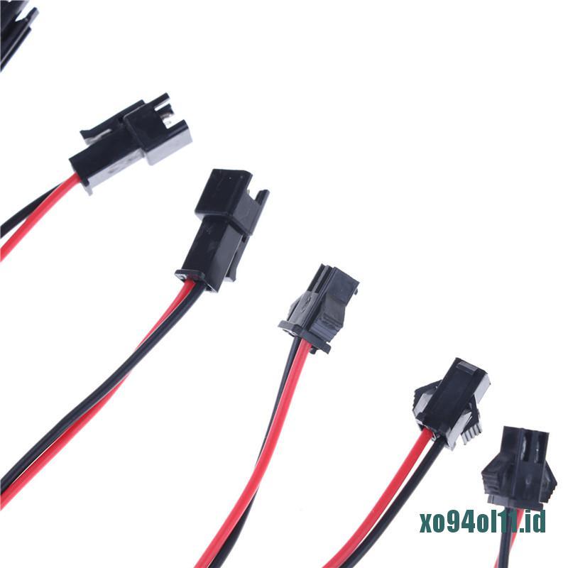 &lt; Xo94 &gt; 10pcs Kabel Adapter Konektor Baterai 2 Pin 10cm Untuk Lampu Strip Led