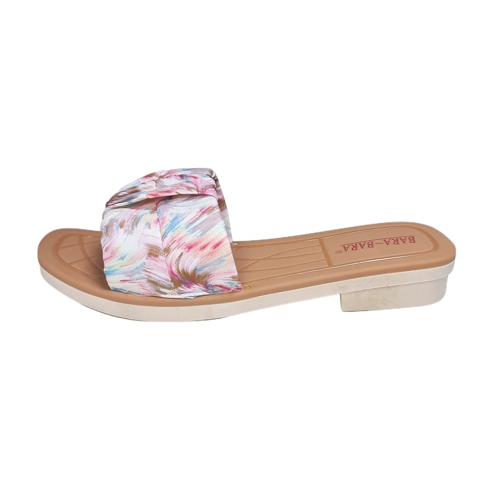 jelly sandal wanita bara bara pita kain sendal cewek selop barabara karet import 1186KKKB