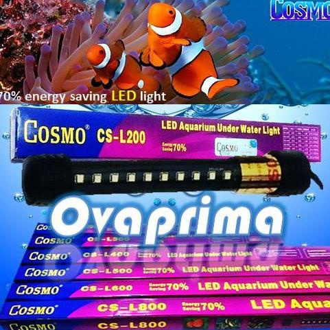 Cosmo Cs-L600 Merah Biru Lampu Led 60Cm Aquarium Lighting