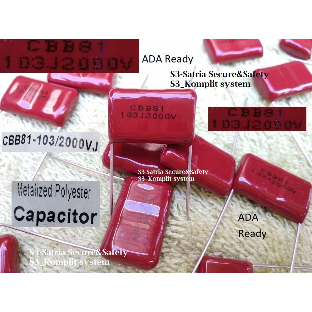 Mylar 2000V 103J Kapasitor Milar 2000 V 103 J capacitor 103j/2000v