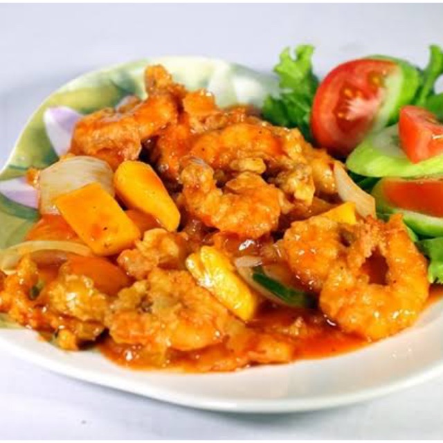 

Udang Goreng Tepung asam manis