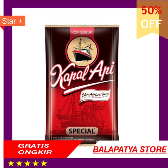 

CUMA HARI INI SAJA!!! 50 Off Kopi Kapal Api Special 165 gram