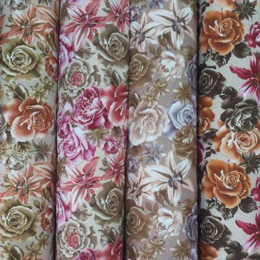 [ART. 520358] kain sofa motif daun bunga kain kursi