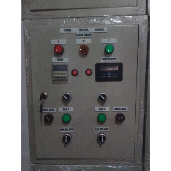 panel blower kandang ayam,2 blower 3phase,