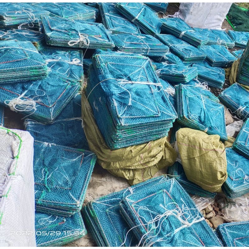 BUBU JEBAKAN KEPITING  11 meter / 11m - 1/2" - 50x35cm / BUBU JEBAKAN IKAN / BUBU NAGA 10 METER