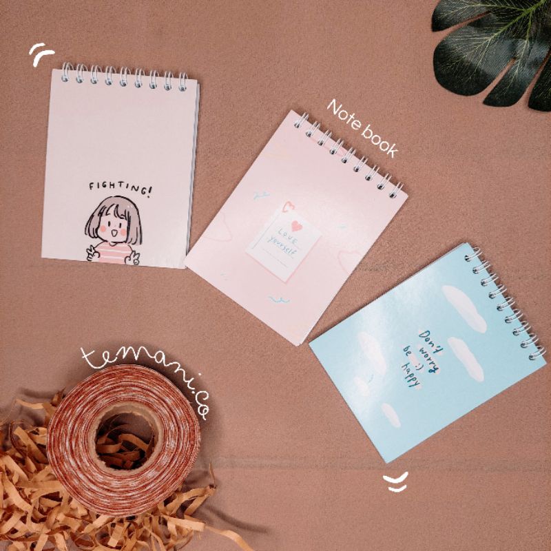 

Notebook Minisize 8,3 x 10,9 cm | Bukucatatan | BukuMemo