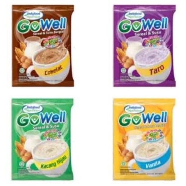 

GOWELL/Go Well rasa taro, coklat, vanila