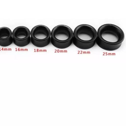 ➢ Plug earring piercing wood black 8mm - 25mm - 22mm ✦