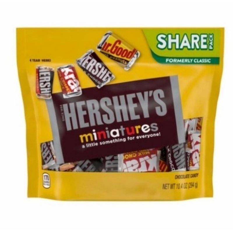 

Hersheys hershey's miniatures Chocolate cokelat import aneka rasa