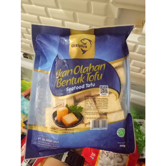 Jual Giziplus Baso Seafood Tofu Ikan Olahan Bentuk Tofu Kemasan Gram Shopee Indonesia