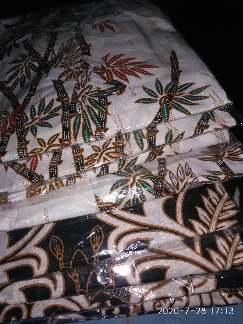 Maura Couple - Sania Ruffle Batik Couple Ori Ndoro Jowi Dnt Garansi Blouse Ziggy Krikil Blus Kerikil