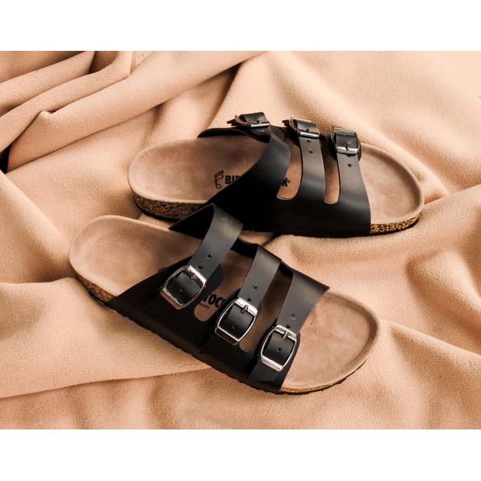  Sandal  birkenstock  wanita murah  florida hitam Shopee 