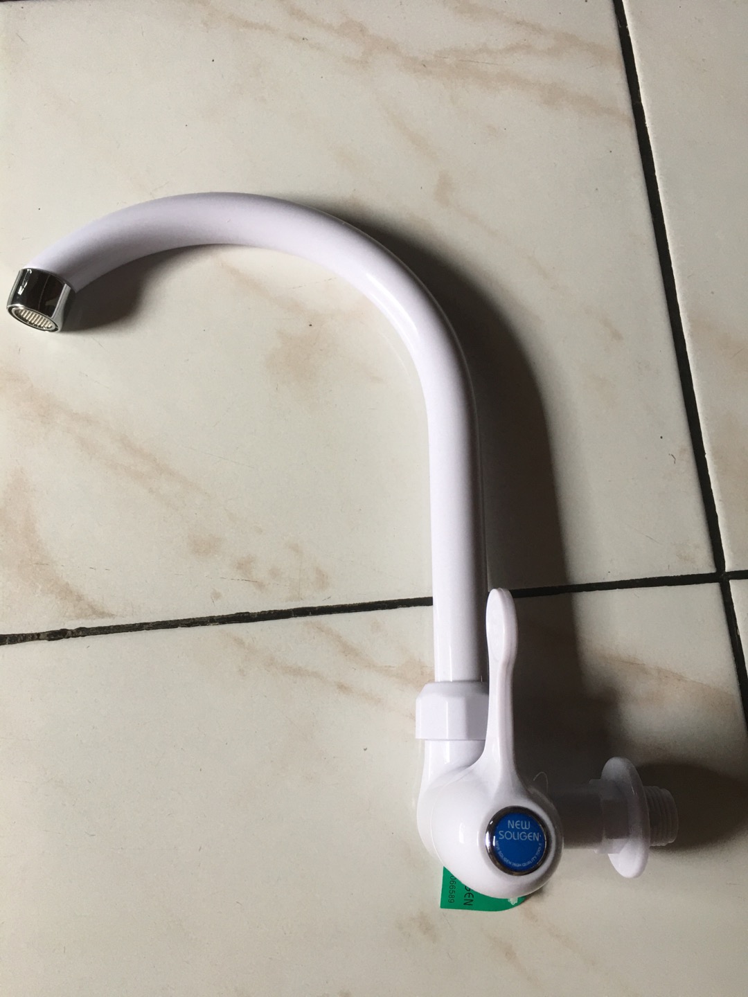 Kran Air Angsa Soligen Plastik Pvc Engkol -keran Air  Bagus Murah - Kran Bak Cuci Piring - Keran Bak