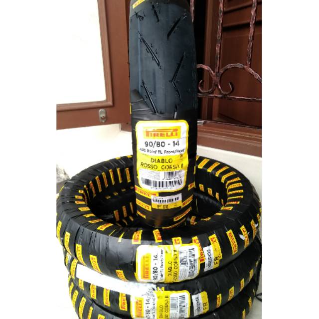 Ban Pirelli Diablo Rosso Corsa II 90/80 r14 Soft Compound