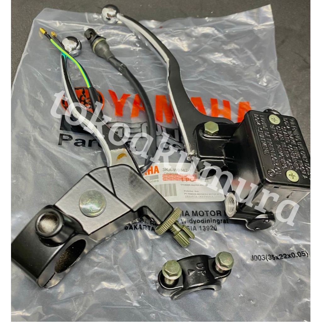 master rem atas assy rx king plus dudukan spion kiri plus hendel kopling