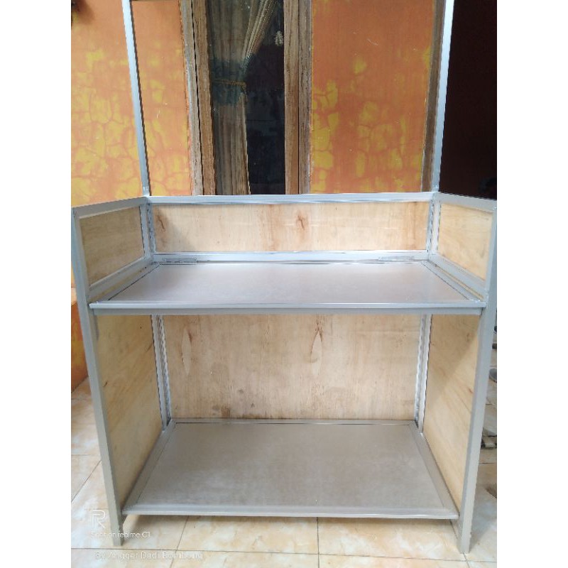 Booth Portable Lipat Polos 80x40x170