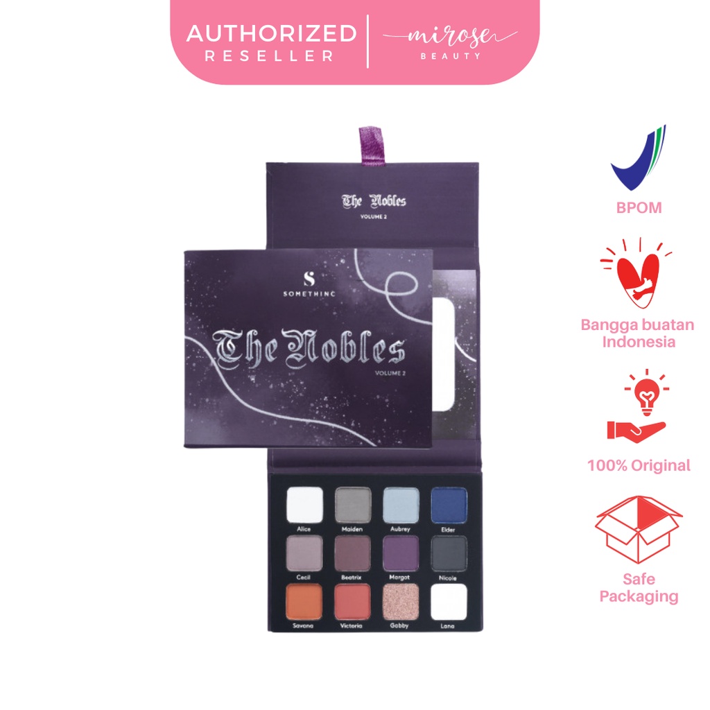 SOMETHINC THE NOBLES Eyeshadow Palette - Volume 2 - Eyeshadow Glam Look